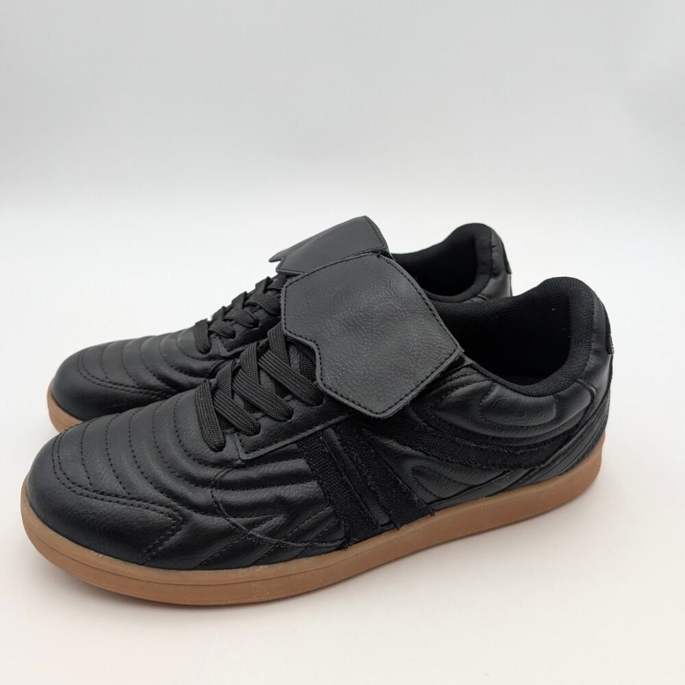 Steve Madden Madrid Tennis Shoes Lace-Up Women's Black Size US8.5M EU39